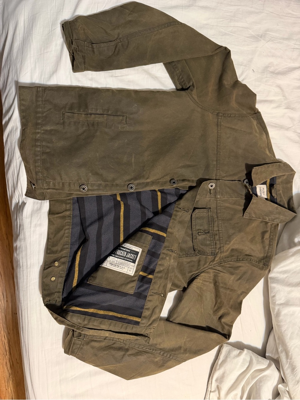 Lightweight Olive Men's Shirt Jacket